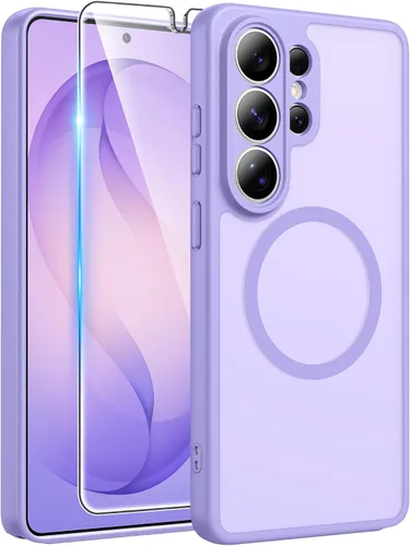 Vista 348 de FNTCASE - Funda para iPhone 16 Pro: magnética, mate, translúcida, de grado militar, protectora contra caídas, resistente, fina, duradera y a prueba