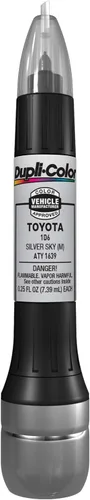 Vista 5 de Dupli-Color AFM0412 - 1 lápiz de pintura automotriz para retoque y reparación de rayones todo en 1 de coincidencia exacta. Color esmoquin negro