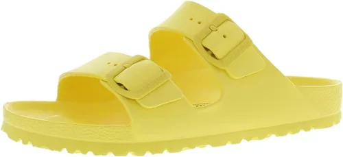 Vista 104 de Birkenstock Sandalias unisex Arizona con plantilla suave para adultos Lima activa