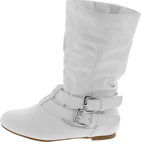 Vista 2 de Link Sonny-54K - Botas de equitación con tacón bajo y hebilla y punta redonda para niña