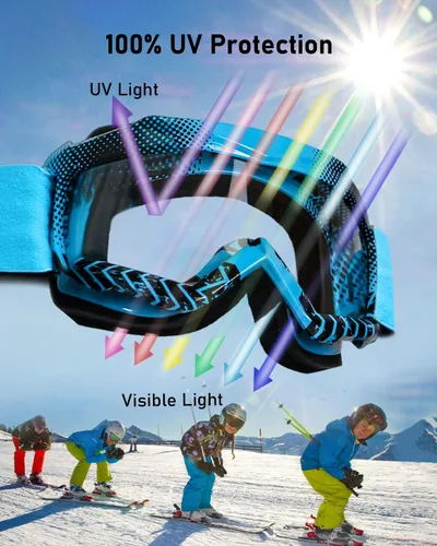 Vista 5 de BELINOUS - Gafas de protección para niños para ATV, moto de cross, motocicleta, motocross MX, gafas de moto de cross para jóvenes para niños de 3 a