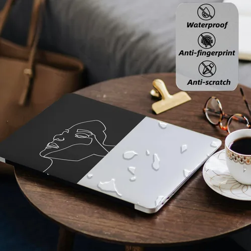 Vista 5 de Funda rígida compatible con MacBook Pro de 13 pulgadas 2012 2011 2010 2009 2008 versión A1278 con CD-ROM, funda de plástico para laptop cubierta