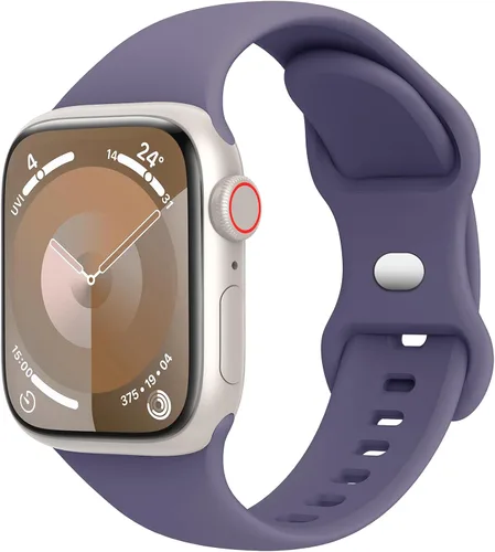 Vista 8 de Correas deportivas compatibles con Apple Watch Band de 1.654 in, 1.732 in, 1.772 in, 1.929 in, 1.496 in, 1.575 in y 1.614 in, correa de silicona