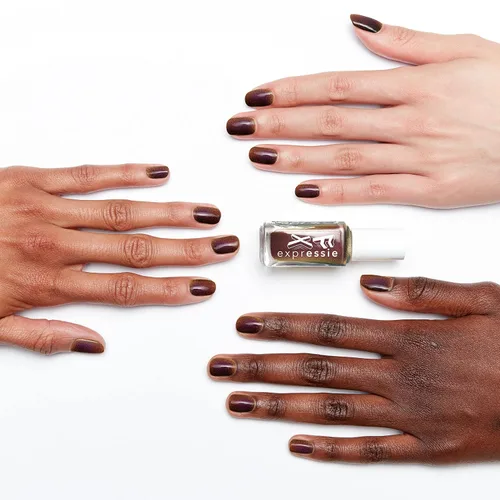 Vista 3 de essie Expressie FX Filter - Esmalte de uñas vegano de secado rápido, capa superior cromada, Oil Slick, 0.33 onzas líquidas