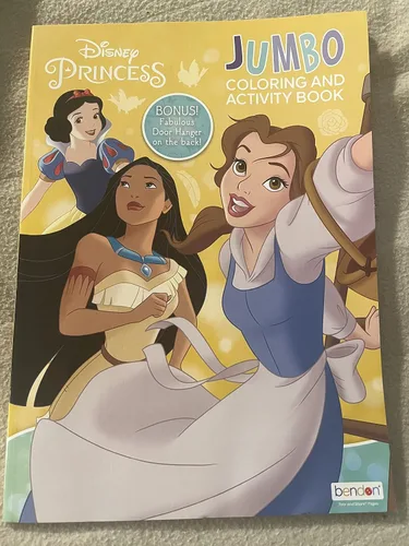Vista 5 de Bendon Disney Princess - Libro para colorear y actividades con la princesa Tiana y Ariel