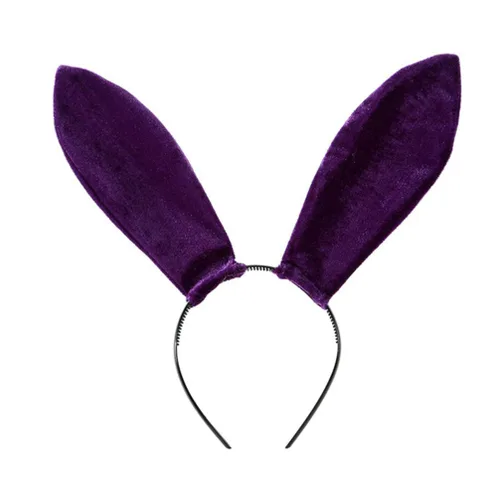 Vista 5 de 4 diademas de conejo de felpa, diademas de conejo, orejas de conejo, accesorios de fiesta de Navidad para Halloween