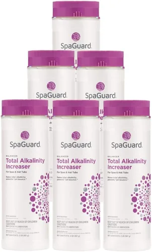Vista 5 de SpaGuard - Aumentador de la alcalinidad total (2 libras) Evita el rebote del pH, equilibrador de agua probado para piscinas, adecuado para spas