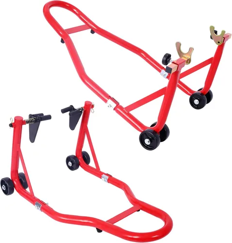 Vista 14 de Soporte para motocicleta, basculante delantero y trasero para bicicleta deportiva, 850 libras, U+L Fits BMW Yamaha Honda Kawasaki Suzuki
