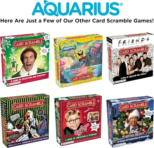 Vista 5 de AQUARIUS Rick & Morty Card Scramble - Divertido juego de fiesta familiar para niños, adolescentes y adultos, regalo entretenido de noche de juego