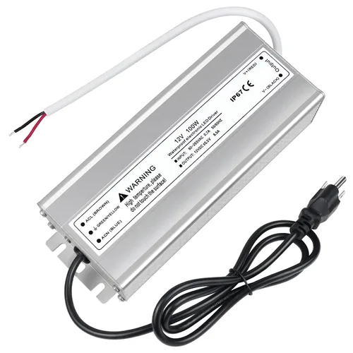 Vista 13 de LightingWill transformador impulsor LED 30 vatios, impermeable IP67, fuente de alimentación, 90-265V CA a 12V CC de baja tensión, adaptador