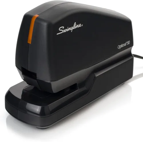 Vista 12 de Swingline Engrapadora eléctrica, capacidad para 20 hojas, Optima 20, sin atascos, automática o manual, enchufe o batería, plata (48208)