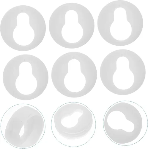 Vista 2 de OSALADI 50 Uds. Accesorios para marcos de fotos, ganchos de plástico, soporte de fotos, colgador de fotos, soporte de caballete de imagen, soporte