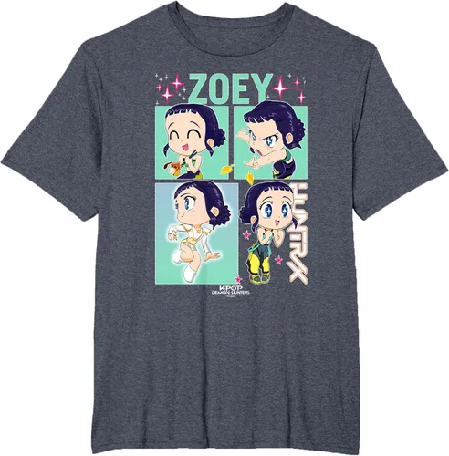 Vista 33 de Kpop Demon Hunters Zoey Camiseta Oficialmente Autorizada