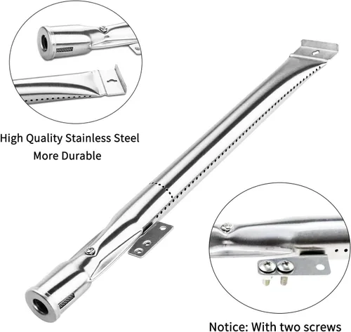 Vista 5 de Kit de reparación de parrilla para Nexgrill 720-0830H, 720-0783E, Kenmore 720-0830A, 122.33492410 piezas de repuesto, tubos de quemador de acero