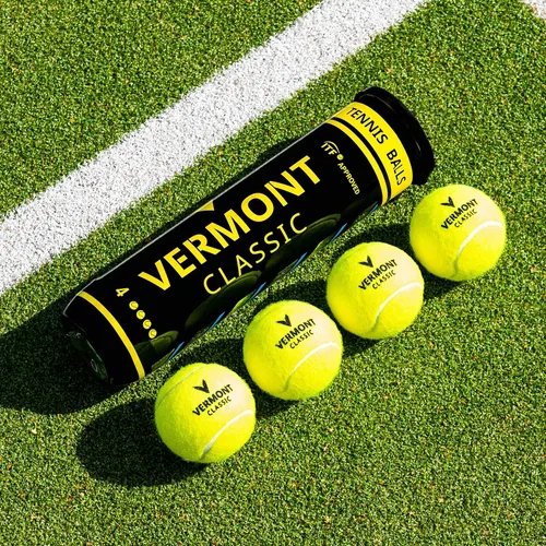 Vista 5 de Vermont ProCourt - Juego de mini red de tenis y raqueta Juego de tenis portátil Pelotas de tenis incluidas