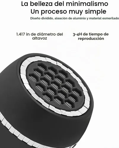 Vista 5 de Leadsound Altavoz portátil, Crystal 3W 1.063 in 8Ω Mini altavoz inalámbrico con conector de audio auxiliar de 0.138 pulgadas, enchufe de graves