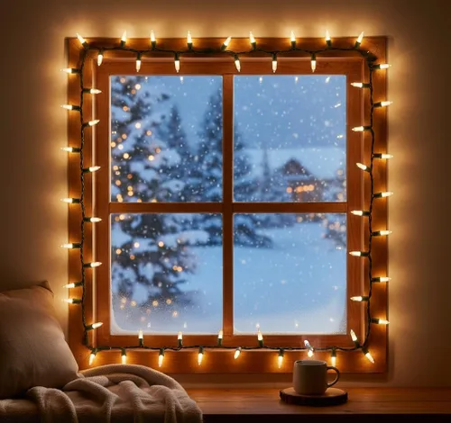 Vista 14 de Brite Star Luces de línea recta de 35 litros, transparente, cable verde