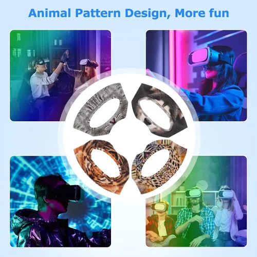 Vista 8 de VR Sweat Band for Oculus Quest 2 Sweat Guard Breathable Adjustable VR Eye Mask Face Cover for Wearable Tech Virtual Reality Gear Oculus Quest 2