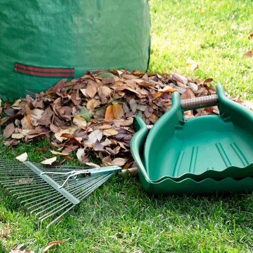 Vista 7 de MEKKAPRO Leaf Scoops and Claws V2.0, 1 par (2 piezas), rastrillo de hojas de agarre ergonómico resistente, rastrillo de mano grande para jardín