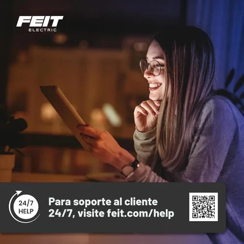 Vista 12 de Feit Electric OM60/927CA/AG Bombilla LED Inteligente A19 Equivalente a 60W, WiFi Regulable, No Requiere Concentrador, Alexa y Google Assistant, 4.4