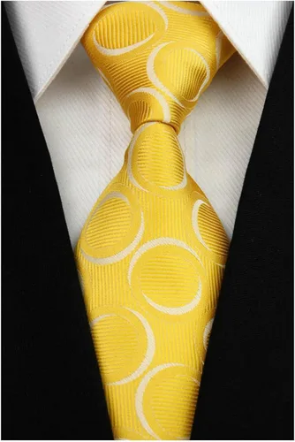 Vista 4 de Lot - 10 corbatas para hombre, 100% seda, tejido delgado, jacquard, corbatas clásicas