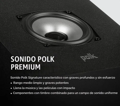 Vista 6 de Paquete de sistema de cine en casa Polk Dolby Atmos con Denon AVR-S570BT