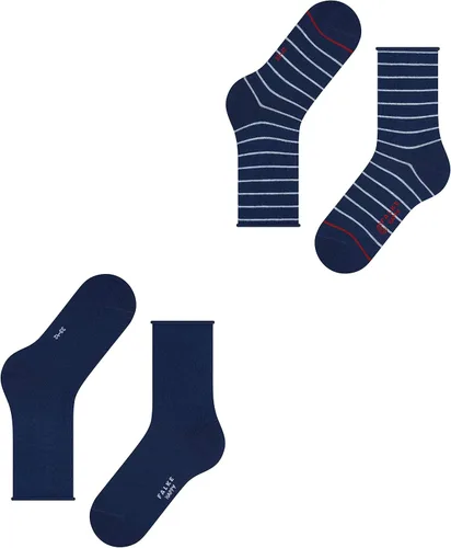 Vista 4 de FALKE Women's Happy Stripe 2-Pack Cotton Socks
