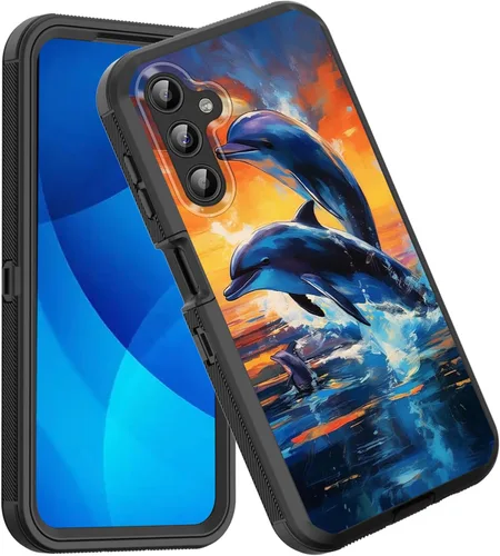 Vista 13 de Funda para Galaxy A14 5G, a prueba de golpes, 3 capas, protección de cuerpo completo, resistente, de alto impacto, para Samsung Galaxy A14 5G de 6.6