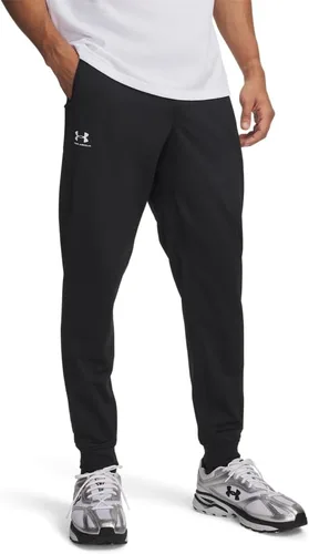 Vista 17 de Under Armour Sportstyle - Pantalones deportivos de tricot para hombre (011) Mod Gris/ Blanco