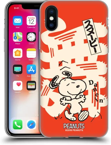 Vista 224 de Carcasa de gel para iPhone 7 Plus/iPhone 8 Plus, diseño de Snoopy Oriental de Peanuts, Badges