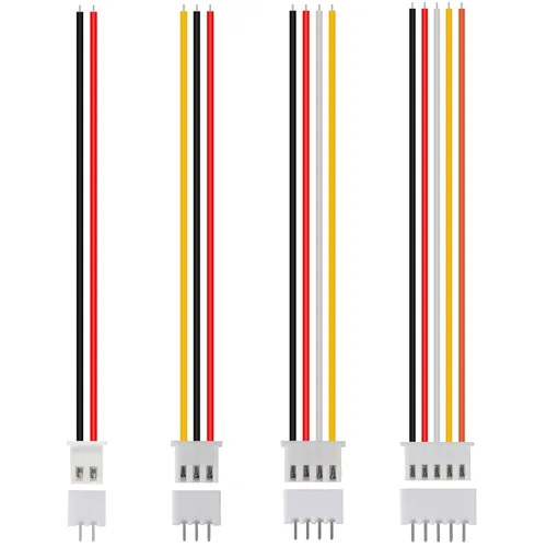 Vista 12 de ACEIRMC XH - Juego de conectores JST-XH, 10 pares de conectores macho y hembra, conector de conector macho y hembra de 0.100 in, 10 pines, con cable