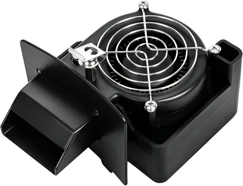 Vista 8 de DC12V BBQ Fire Starter Soplador de aire para huevo verde grande y Kamado