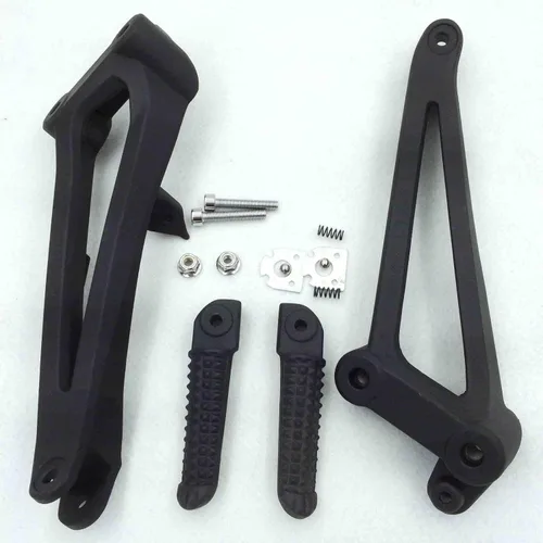 Vista 3 de HONGK - Reposapiés trasero negro compatible con Yamaha YZF-R1 2009 2010 2011 [B01BI814GQ]