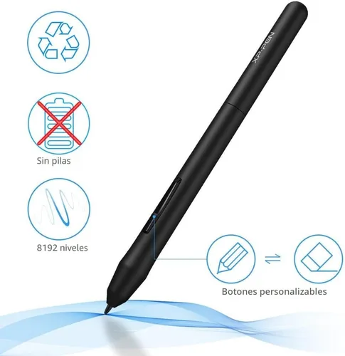 Vista 3 de Tableta de Dibujo XPPen StarG640 Tableta Gráfica Digital de 6x4 Pulgadas Tableta de Arte con Lápiz Stylus Sin Batería Tableta para Mac, Windows
