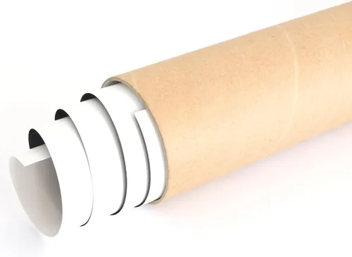 Vista 5 de CLAUVINCK Tubo de correo Kraft de 2 x 15 pulgadas, envío, tubo de póster para sobres de alta resistencia, embalaje de 2 x 15 pulgadas para oficina