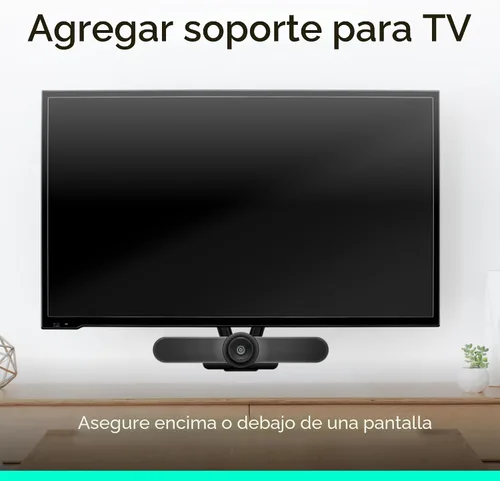 Vista 6 de Logitech MeetUp - Sistema de videoconferencia, Ultra HD 4K/1080p/720p, 3 micrófonos/altavoces ajustables, amplio campo de visión de 120°