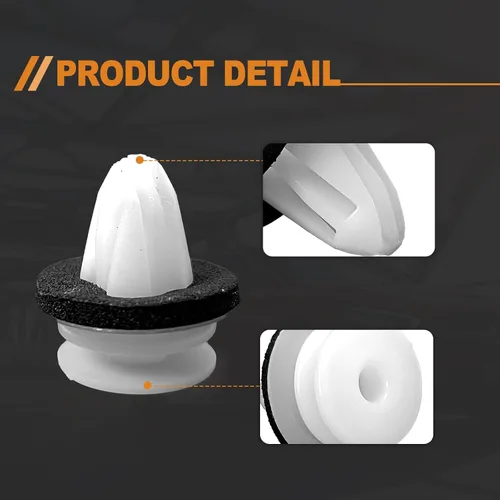Vista 3 de 25 clips para panel de moldura de puerta, retenedor de panel de moldura de puerta, compatible con Mercedes, OE 000-991-86-98