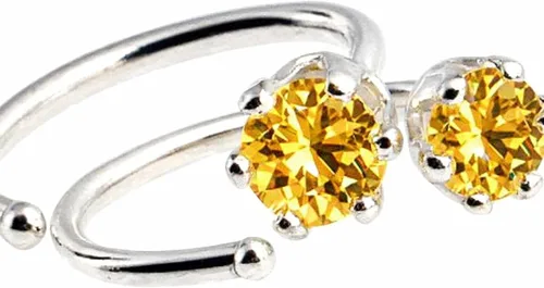 Vista 18 de Aretes de plata de ley para mujeres y niñas, hipoalergénicos para cartílago