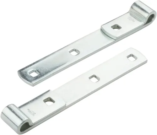 Vista 5 de National Hardware N130-005 290BC Gancho de tornillo/Bisagra de Correa Chapado en Cinc, 6", 2 Paquete