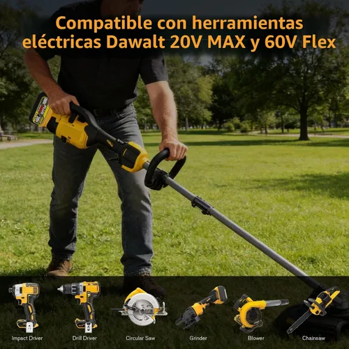 Vista 5 de DCB612 DCB609 12.6Ah FLEX compatible con batería Dewalt 60V/20V 4-Pack