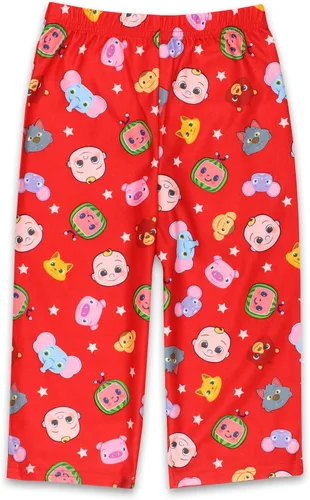 Vista 4 de CoComelon Conjunto de pijama de franela para niños y niñas pequeñas