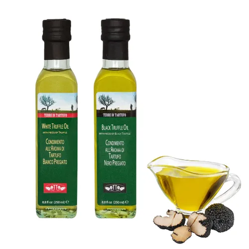 Vista 2 de Combo de aceite de trufa blanca y negra