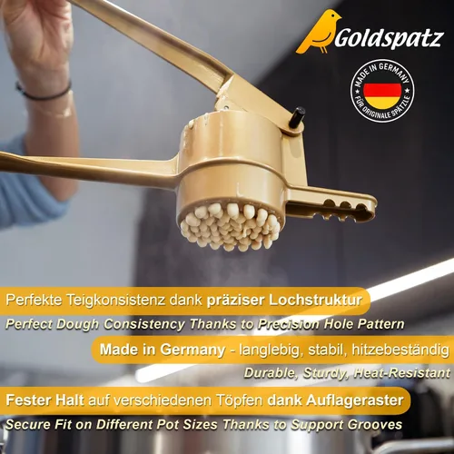 Vista 2 de Spaetzle - Prensa para hacer papas y papas redondas