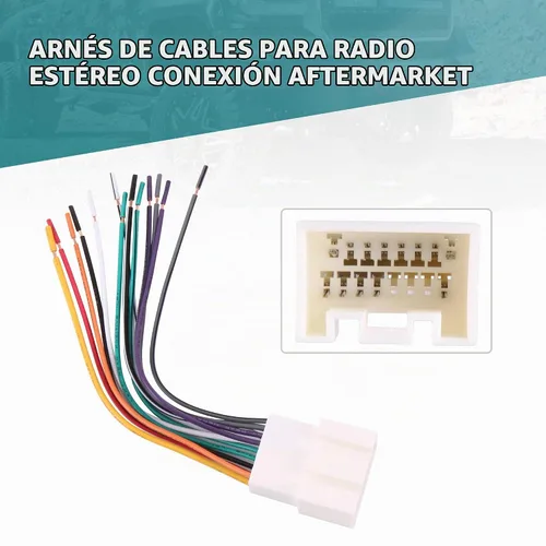 Vista 2 de Arnés de cableado de radio estéreo BASIKER para Ford 1998-2009