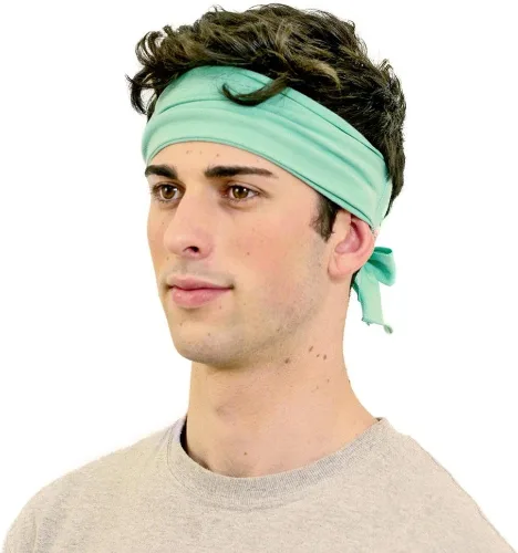 Vista 3 de Pack de 10 bandanas diarias básicas 100 poliéster 22 x 22