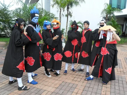Vista 8 de Im.Create - Disfraz de anime, capa de Akatsuki, de Itachi Uchiha, cosplay para Halloween, disfraz de Halloween para hombres