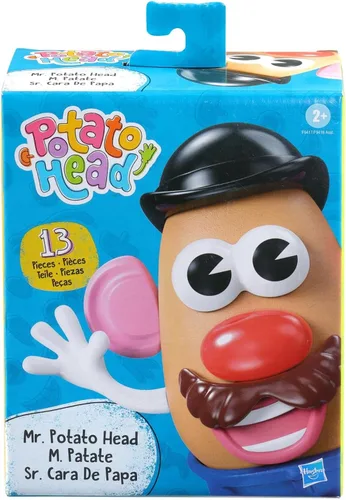 Vista 3 de Hasbro Playskool Mr Potato Head Toy - Juguete clásico para niños, 13 piezas, incluye soporte azul, para edades de 2 años en adelante