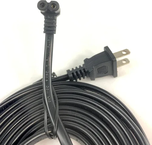 Vista 3 de Cable de alimentación OMNIHIL de 90 grados y 10 pies de CA compatible con radio Tivoli Audio M1BTSLC Model One