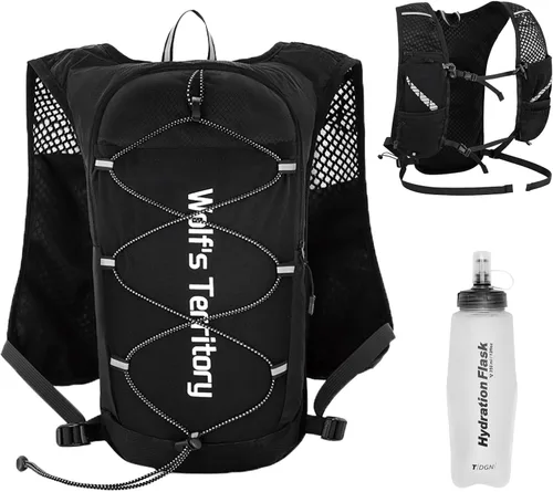 Vista 21 de TRIWONDER Mochila de hidratación para correr, chaleco de agua ligero para hombres y mujeres, paquete de agua de hidratación para ciclismo, correr