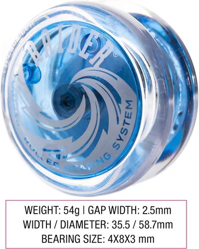 Vista 5 de Yomega Raider - Yoyo profesional responsivo con rodamientos de bolas, ideal para niños, principiantes y para trucos avanzados de yoyó de cuerdas